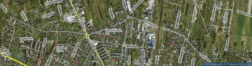 Zdjęcie satelitarne Szymanowskiego Karola ul.